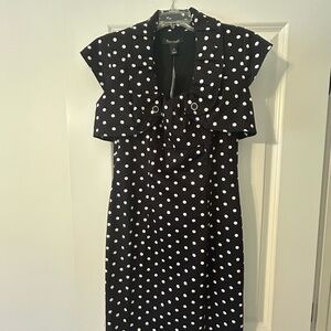 Black and White Polka Dot Dress